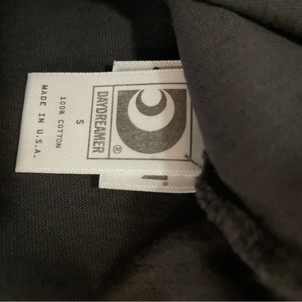 Daydreamer Black Graphic Band Tee with Label - Picture 6 of 6